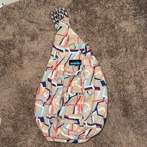 Kavu Multicolor Sling Bag with Abstract Design